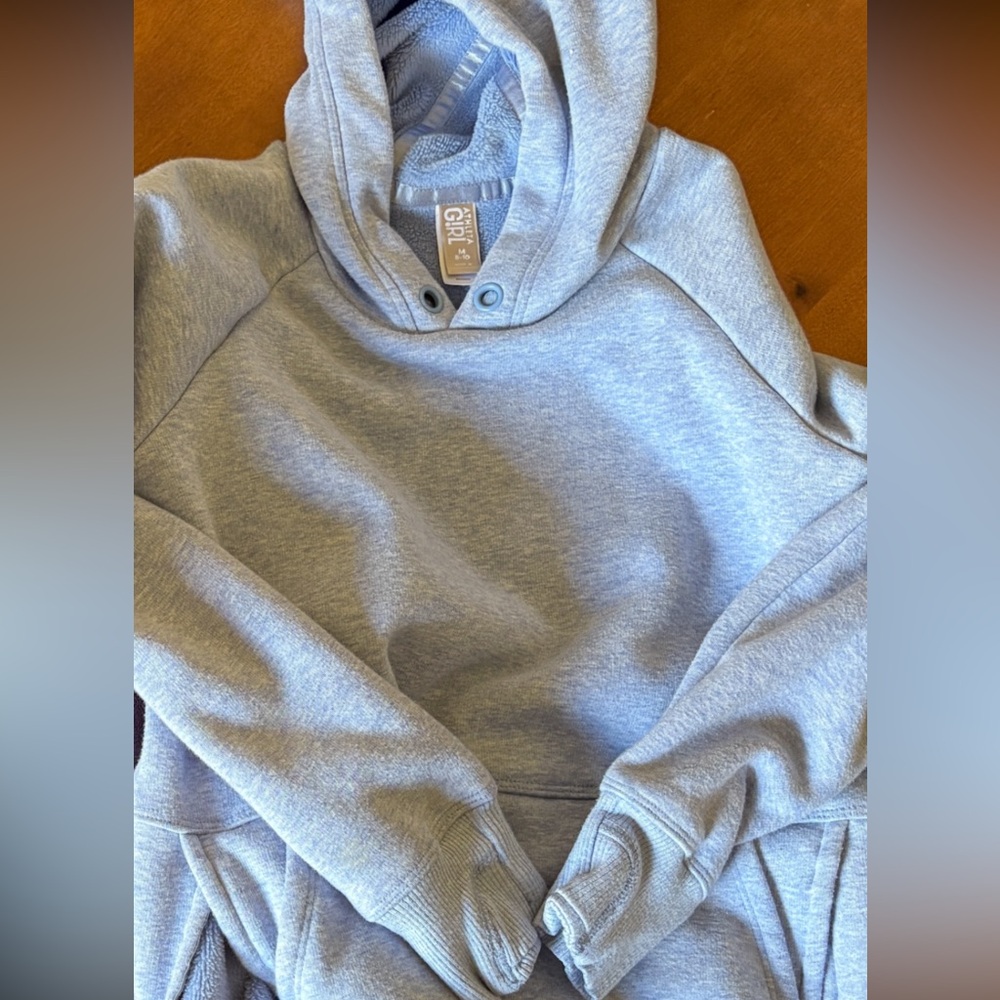 Athleta Girl Light Blue Hoodie
